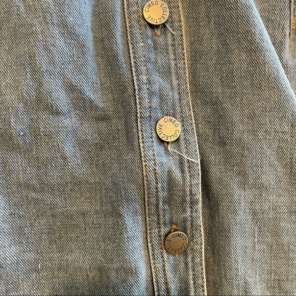 c/meo collective Front Knot Denim Dress - Picture 5 of 12